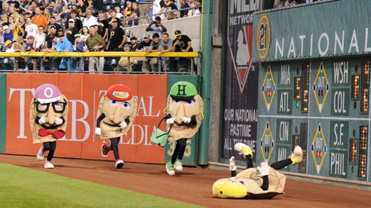 Pirates Racing Pierogi Out with Broken Foot - SI Kids: Sports News for  Kids, Kids Games and More