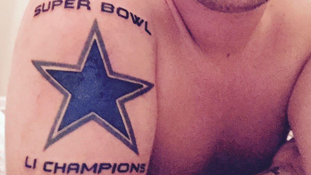 Patriots fan doesn't regret 'Super Bowl champs' tattoo - The