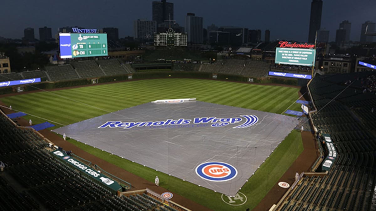 They've changed the 'NITE GAME' display on the Wrigley Field