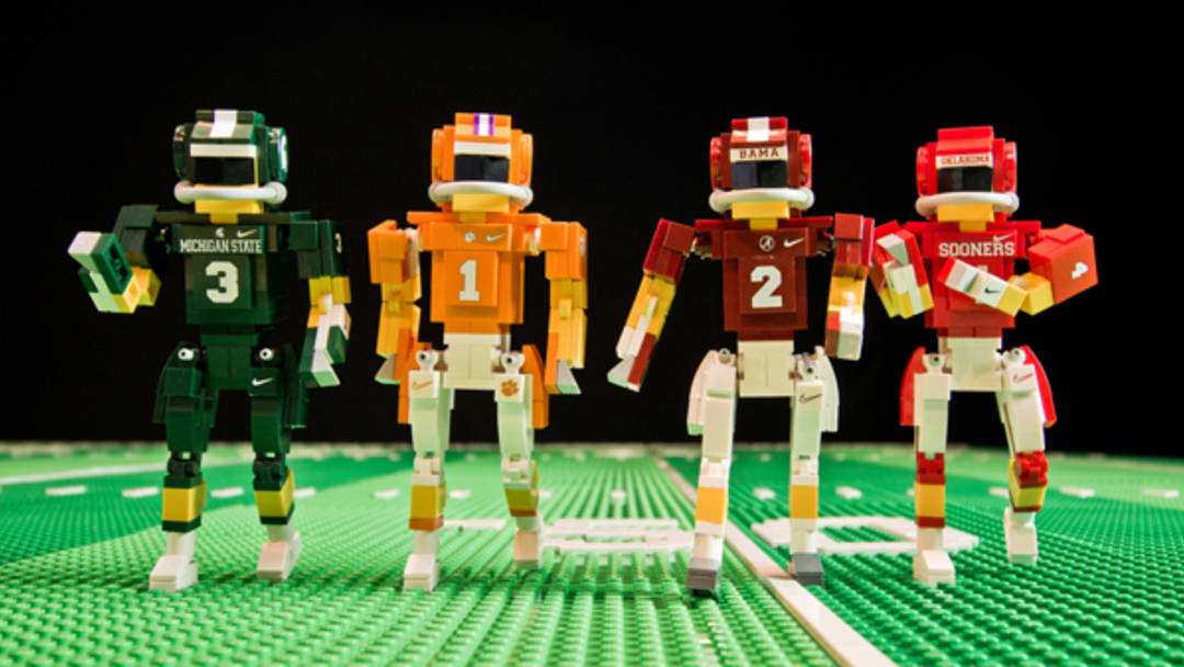 Get Pumped for the College Football Playoff with Hard-Hitting Lego Action