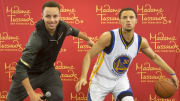 WATCH: Steph Curry Unveils Wax Figure of Himself