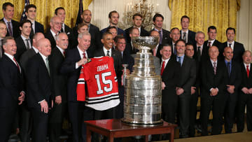Blackhawks Celebrate Stanley Cup Title at White House