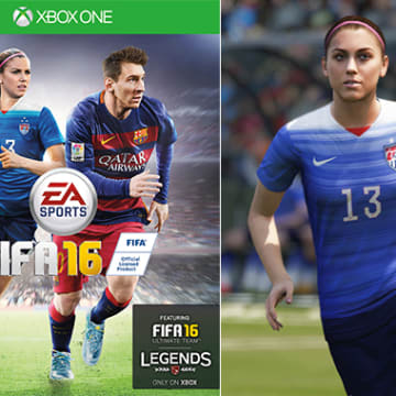 Women's Soccer Added to FIFA Video Game, Alex Morgan Shares the Cover of FIFA 16