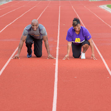 Adrian Peterson and His Track Star Mom Bonita Jackson's SI Kids Photoshoot