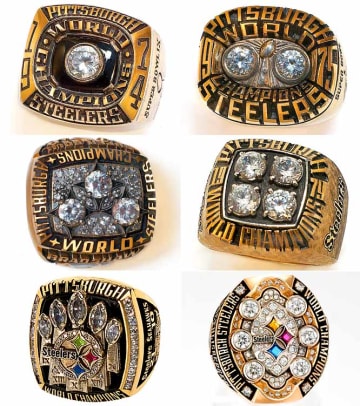 Pittsburgh Steelers Super Bowl Ring  Super bowl rings, Nfl championship  rings, Steelers super bowl rings