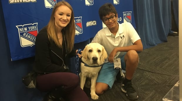 New York Rangers Are Training an Autism Service Dog