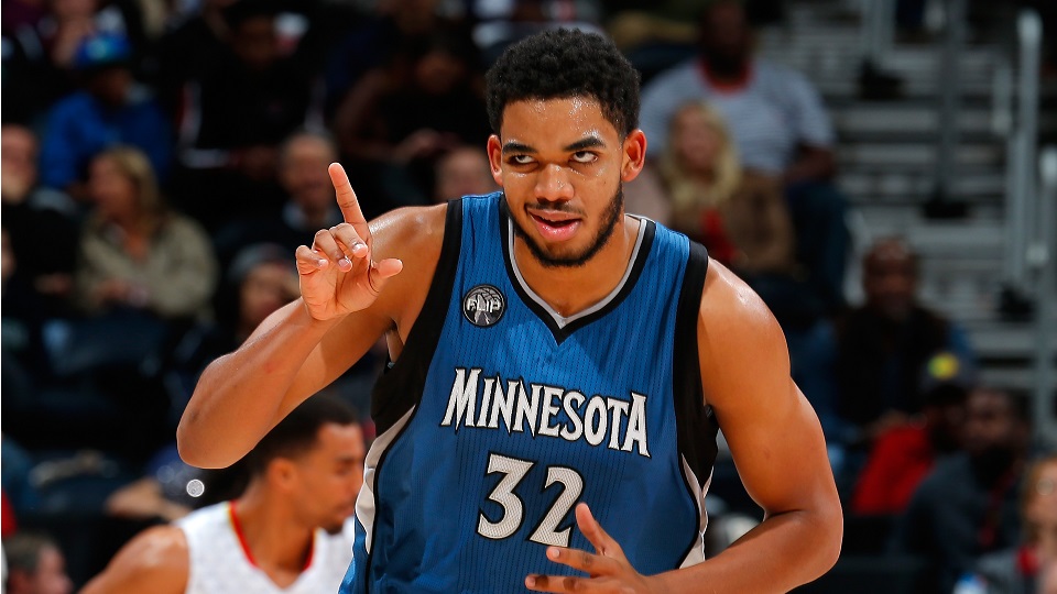 Karl Anthony Towns Minnesota Timberwolves White Jersey