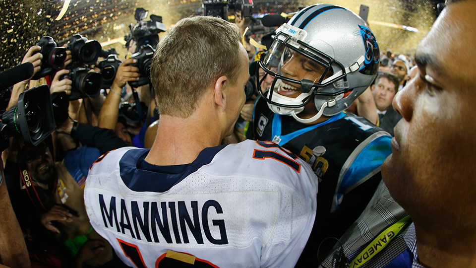 Cam Newton, Peyton Manning share moment after Super Bowl 50 - SI Kids:  Sports News for Kids, Kids Games and More