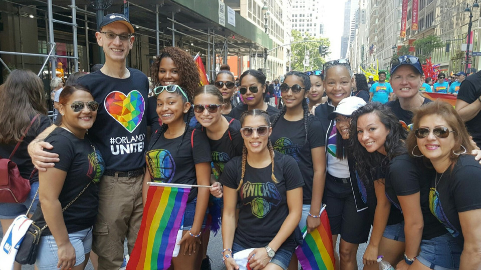 LGBT pride parade: NBA, WNBA march in NYC - SI Kids: Sports News for